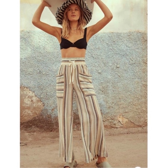 Free People Pants - Free People Jones Beach Wide Leg Pants